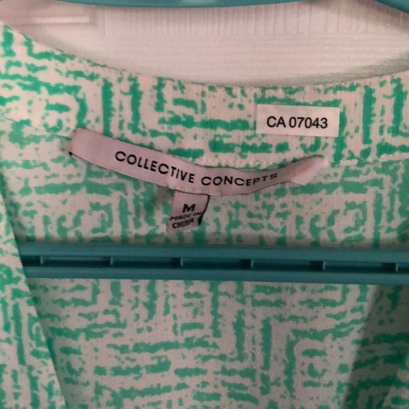 Green and white Dress - Picture 3 of 3